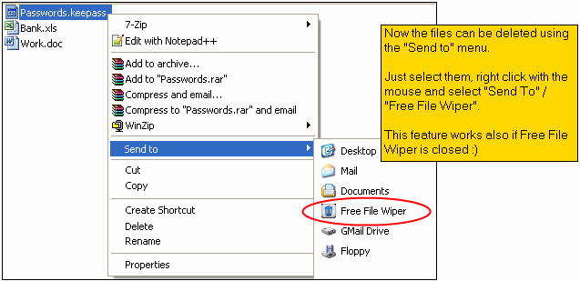 Free File Wiper 1.91 full